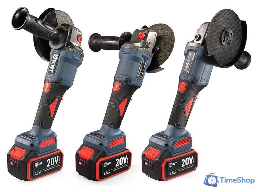 Угловая шлифмашина КВТ GB-20-125R (с 2-мя АКБ, кейс) - Изображение №6 — Интернет-магазин Time-Shop