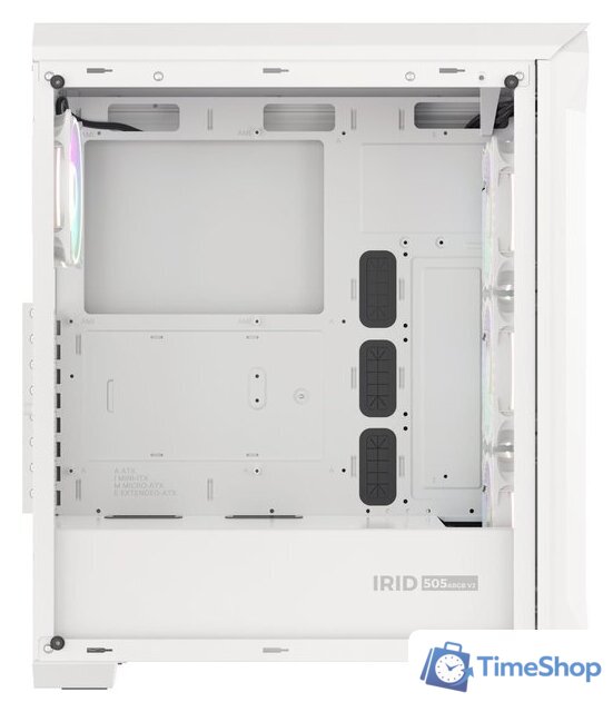 Корпус Genesis Irid 505 V2 ARGB White NPC-1872 - Изображение №4 — Интернет-магазин Time-Shop
