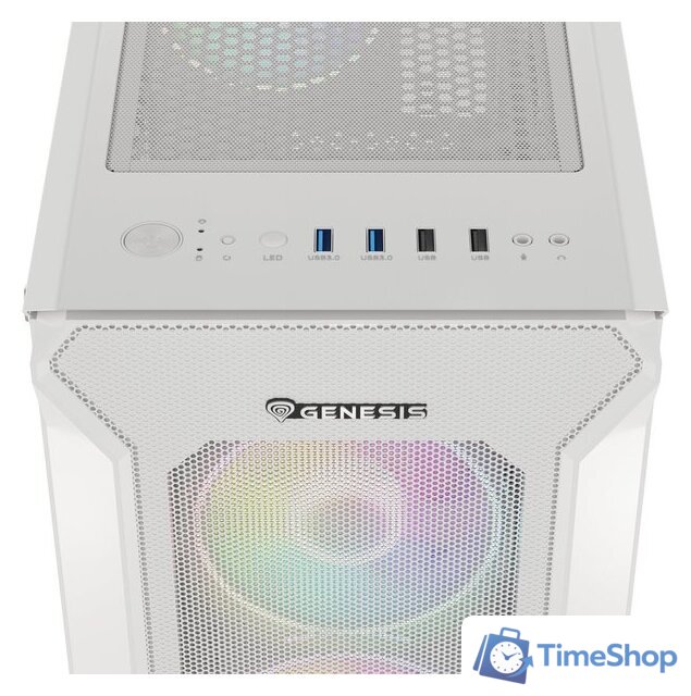 Корпус Genesis Irid 505 V2 ARGB White NPC-1872 - Изображение №13 — Интернет-магазин Time-Shop