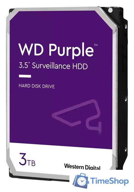 Жесткий диск WD Purple 3TB WD33PURZ - Изображение №1 — Интернет-магазин Time-Shop