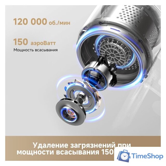 Пылесос Dreame Cordless Vacuum Cleaner R10s Pro VZV23A (евровилка, черный) - Изображение №3 — Интернет-магазин Time-Shop
