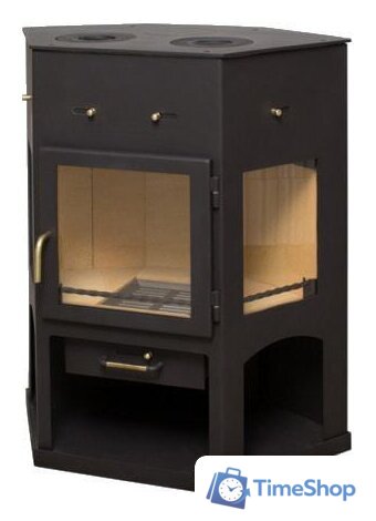 Свободностоящая печь-камин Мета-Бел Енисей с плитой АОТ-11.0 - Изображение №5 — Интернет-магазин Time-Shop