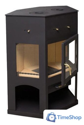 Свободностоящая печь-камин Мета-Бел Енисей с плитой АОТ-11.0 - Изображение №4 — Интернет-магазин Time-Shop