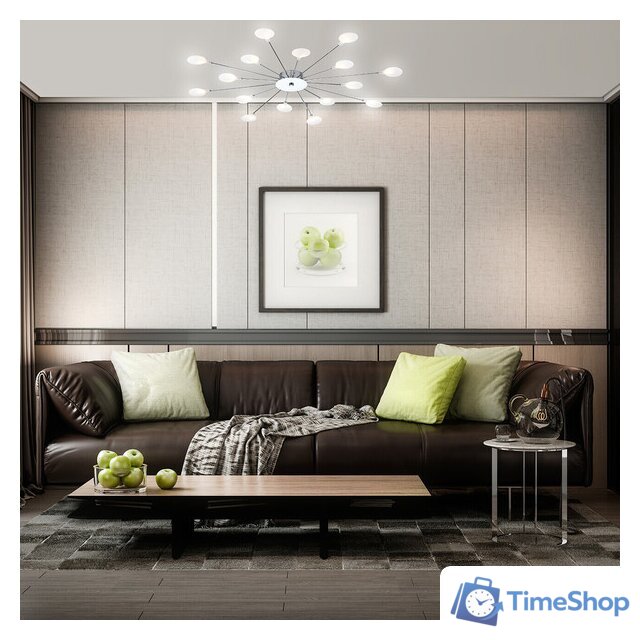 Припотолочная люстра Escada Starfall 2109/16 G4*3W Chrome - Изображение №5 — Интернет-магазин Time-Shop