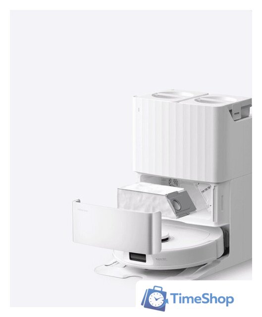 Робот-пылесос Roborock Qrevo 5AE (евровилка, с английской озвучкой, белый) - Изображение №4 — Интернет-магазин Time-Shop