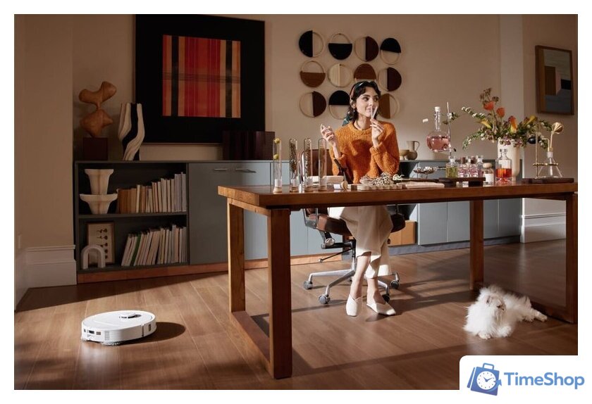 Робот-пылесос Roborock Qrevo 5AE (евровилка, с английской озвучкой, белый) - Изображение №18 — Интернет-магазин Time-Shop