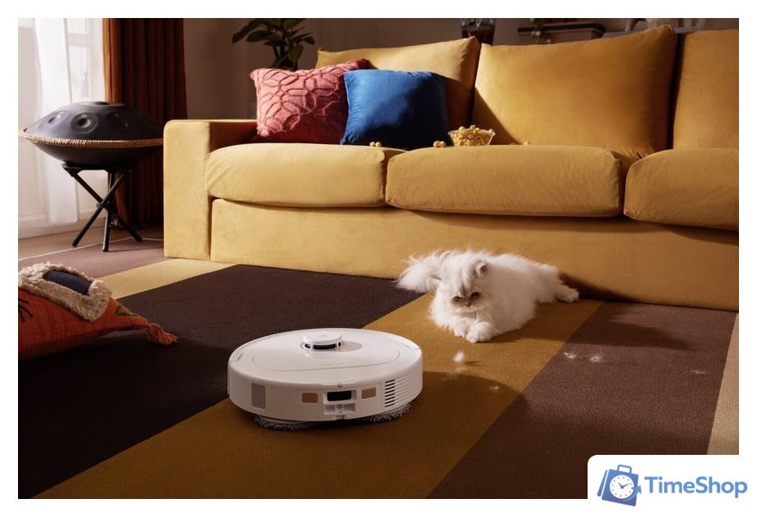 Робот-пылесос Roborock Qrevo 5AE (евровилка, с английской озвучкой, белый) - Изображение №29 — Интернет-магазин Time-Shop