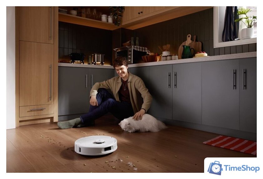 Робот-пылесос Roborock Qrevo 5AE (евровилка, с английской озвучкой, белый) - Изображение №23 — Интернет-магазин Time-Shop