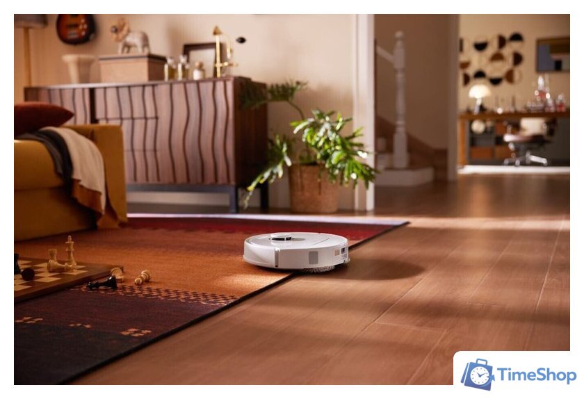 Робот-пылесос Roborock Qrevo 5AE (евровилка, с английской озвучкой, белый) - Изображение №28 — Интернет-магазин Time-Shop