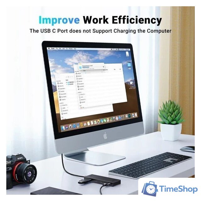 USB-хаб Ugreen CM806 35583 - Изображение №4 — Интернет-магазин Time-Shop