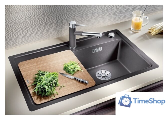 Кухонная мойка Blanco Zenar 45 S-F (правая, антрацит) - Изображение №2 — Интернет-магазин Time-Shop