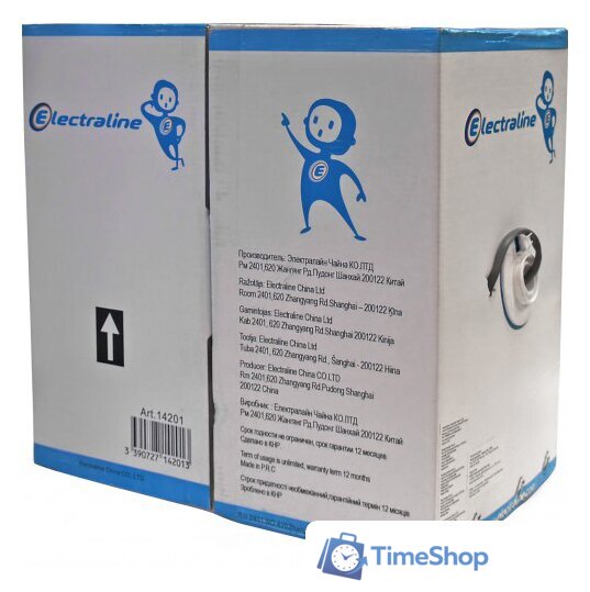 Кабель Electraline 14201 (305 м, серый) - Изображение №1 — Интернет-магазин Time-Shop