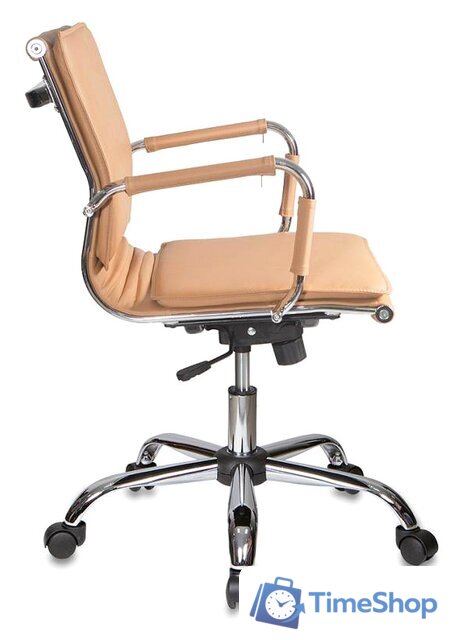 Офисное кресло Бюрократ CH-993-Low/Camel (бежевый) - Изображение №3 — Интернет-магазин Time-Shop