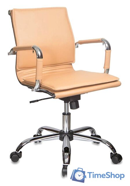 Офисное кресло Бюрократ CH-993-Low/Camel (бежевый) - Изображение №1 — Интернет-магазин Time-Shop