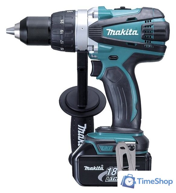 Дрель-шуруповерт Makita DDF458RFE (с 2-мя АКБ, кейс) - Изображение №2 — Интернет-магазин Time-Shop