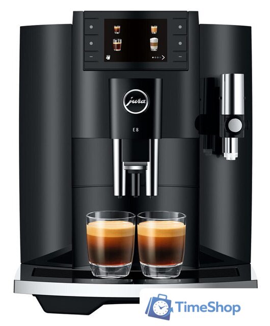 Кофемашина JURA E8 Piano Black EC 15584 - Изображение №1 — Интернет-магазин Time-Shop