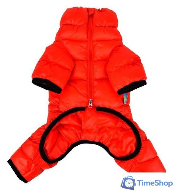 Комбинезон для животных Puppia Jumpesuit B PAPD-JM1673-RD-M (красный) - Изображение №2 — Интернет-магазин Time-Shop