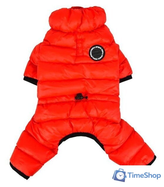 Комбинезон для животных Puppia Jumpesuit B PAPD-JM1673-RD-M (красный) - Изображение №1 — Интернет-магазин Time-Shop
