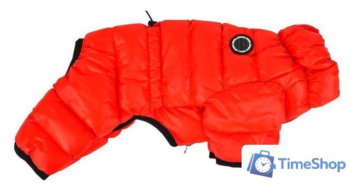Комбинезон для животных Puppia Jumpesuit B PAPD-JM1673-RD-M (красный) - Изображение №3 — Интернет-магазин Time-Shop
