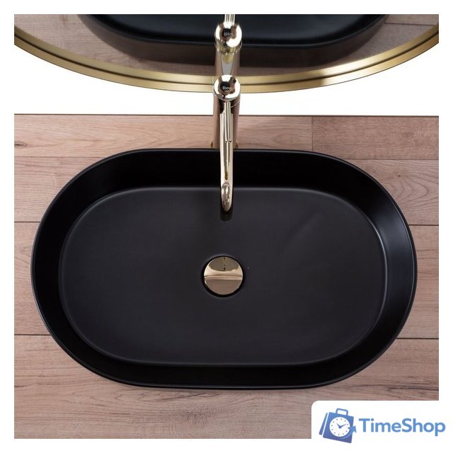Умывальник Rea Nadia 60 Black Matt REA-U1062 - Изображение №4 — Интернет-магазин Time-Shop