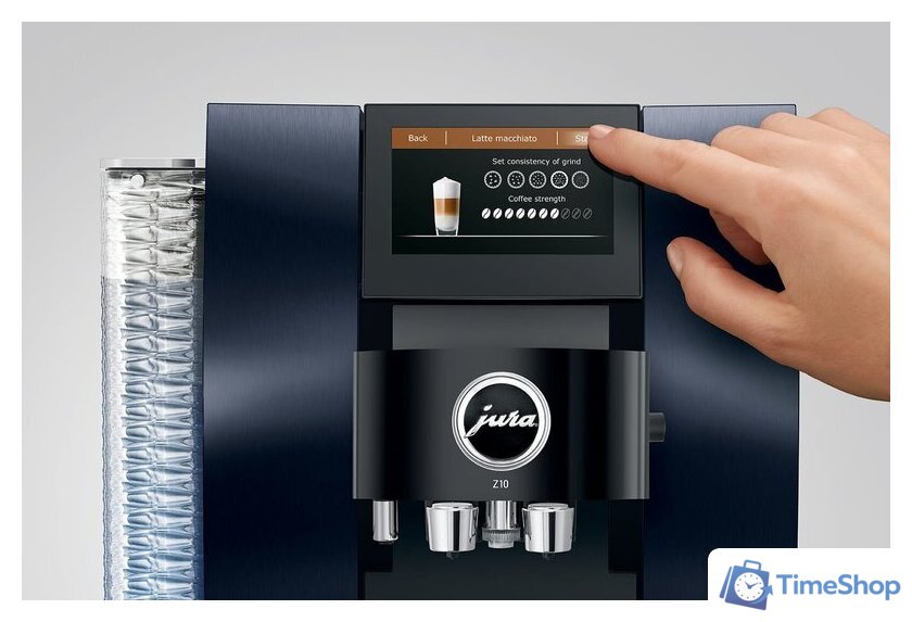 Кофемашина JURA Z10 Aluminium Midnight Blue EA 15655 - Изображение №8 — Интернет-магазин Time-Shop