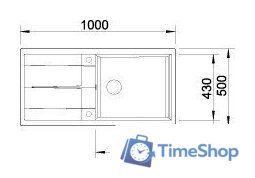 Кухонная мойка Blanco Metra XL 6 S 515143 (кофе) - Изображение №3 — Интернет-магазин Time-Shop