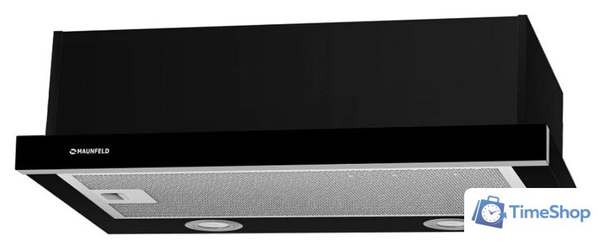 Кухонная вытяжка MAUNFELD VS Light (Glass) 60 (черное стекло) - Изображение №1 — Интернет-магазин Time-Shop