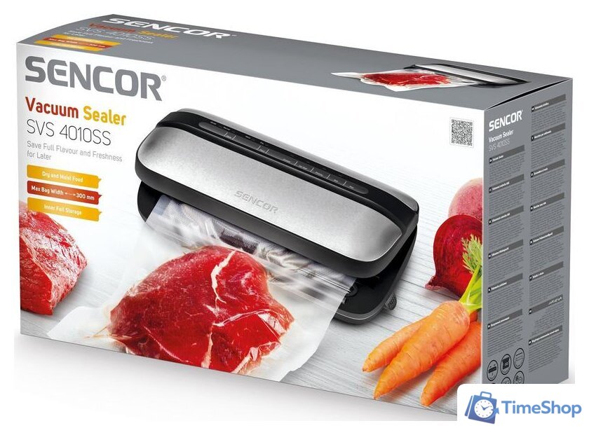 Бескамерный вакуумный упаковщик Sencor SVS 4010SS - Изображение №11 — Интернет-магазин Time-Shop