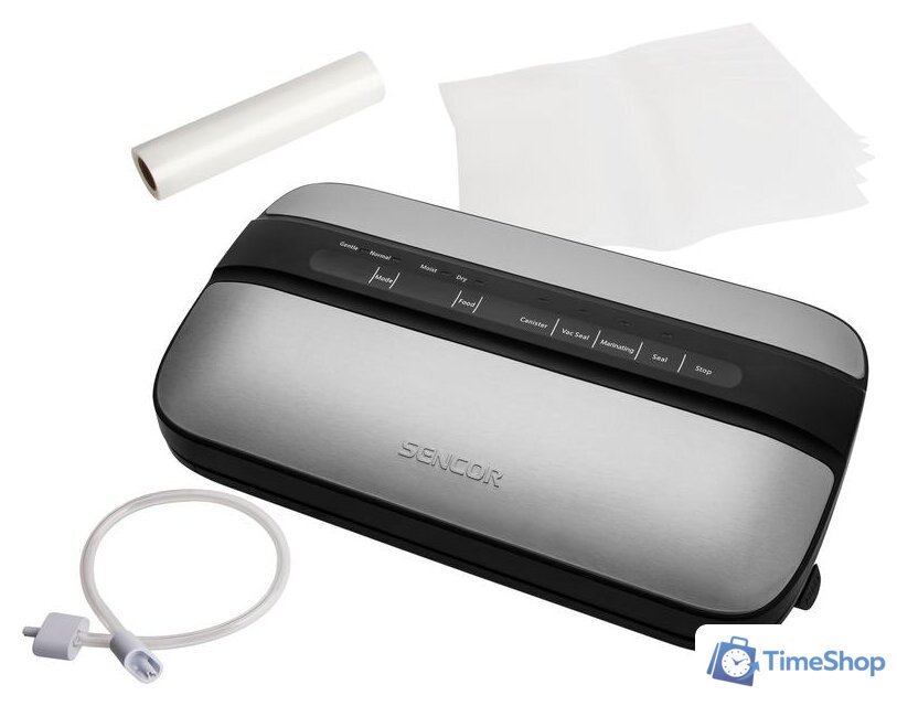 Бескамерный вакуумный упаковщик Sencor SVS 4010SS - Изображение №1 — Интернет-магазин Time-Shop