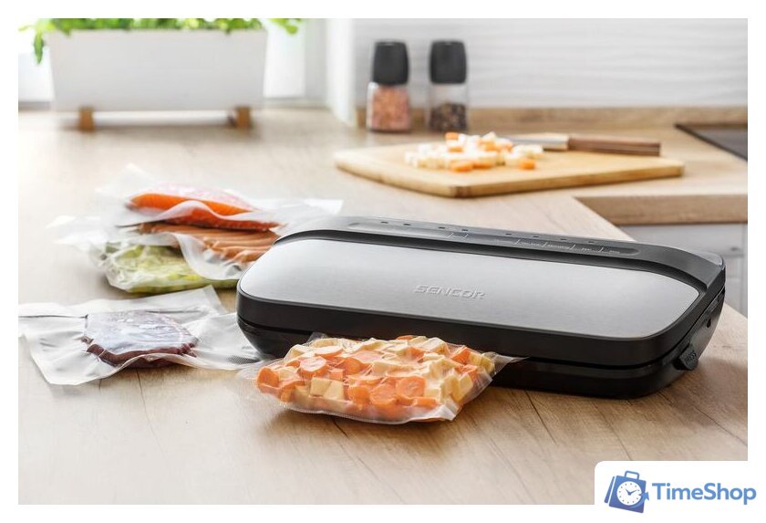 Бескамерный вакуумный упаковщик Sencor SVS 4010SS - Изображение №10 — Интернет-магазин Time-Shop