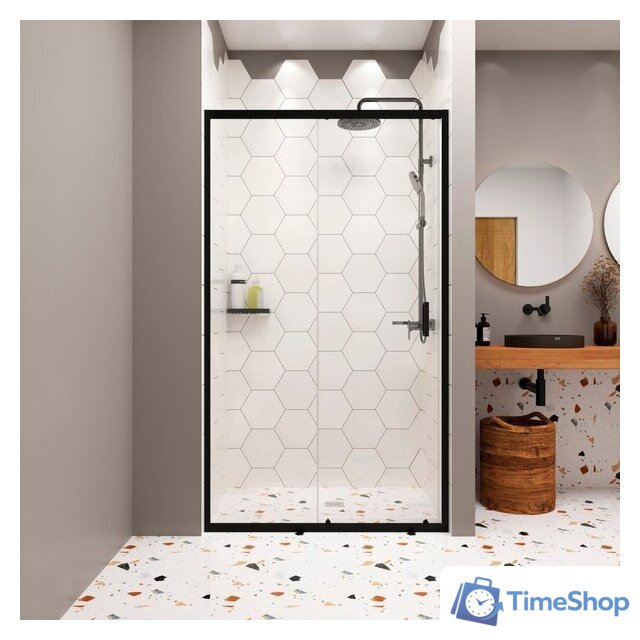 Душевая дверь Domani-Spa DoorCube 110x190 DS04DCb110L0Cl00.Gt-Black - Изображение №9 — Интернет-магазин Time-Shop