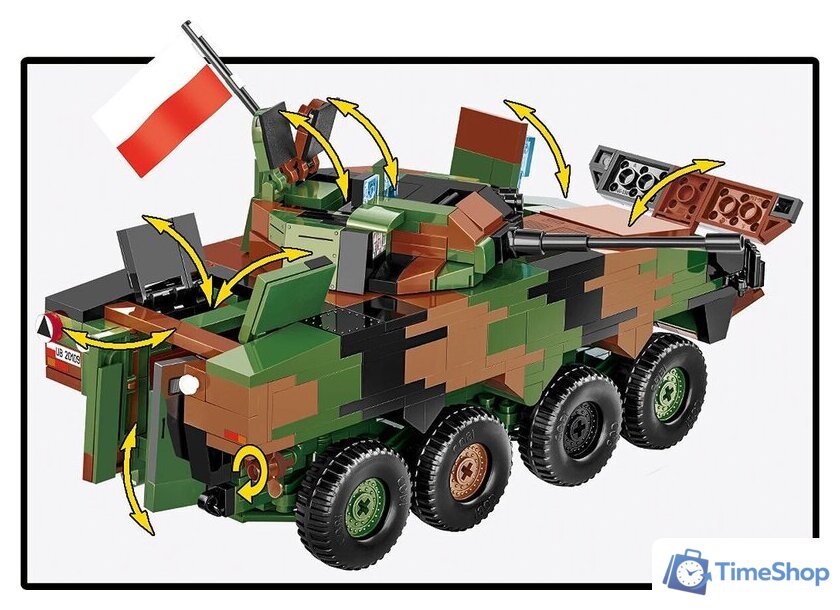 Конструктор Cobi Armed Forces KTO Rosomak - Изображение №7 — Интернет-магазин Time-Shop
