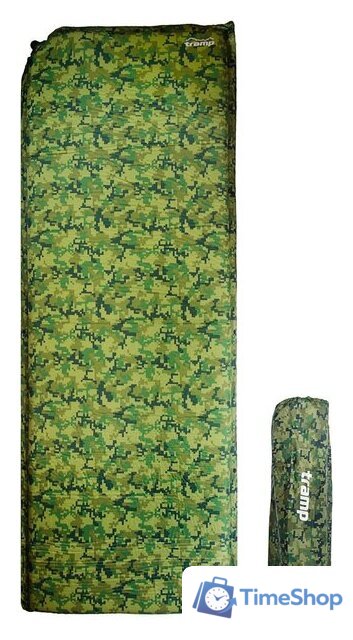 Самонадувающийся коврик TRAMP TRI-007 (камуфляж) - Изображение №1 — Интернет-магазин Time-Shop