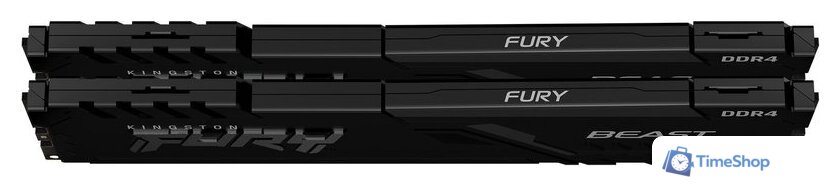 Оперативная память Kingston FURY Beast 4x16GB DDR4 PC4-25600 KF432C16BB1K4/64 - Изображение №5 — Интернет-магазин Time-Shop
