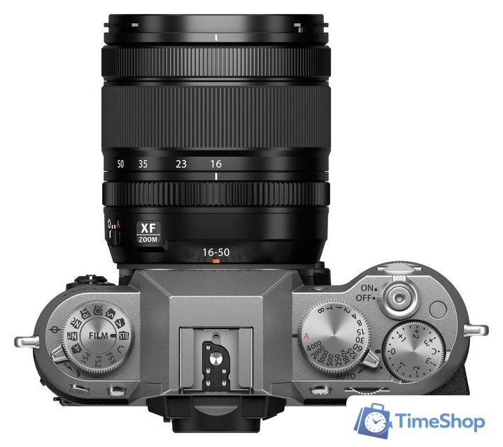 Беззеркальный фотоаппарат Fujifilm X-T50 Kit 16-50mm (серебристый) - Изображение №3 — Интернет-магазин Time-Shop