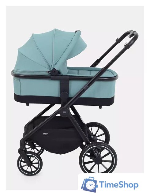 Универсальная коляска MOWbaby Amber MB067 (2 в 1, мятный) - Изображение №17 — Интернет-магазин Time-Shop