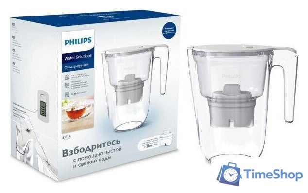 Кувшин Philips AWP2937WHT/51 - Изображение №2 — Интернет-магазин Time-Shop
