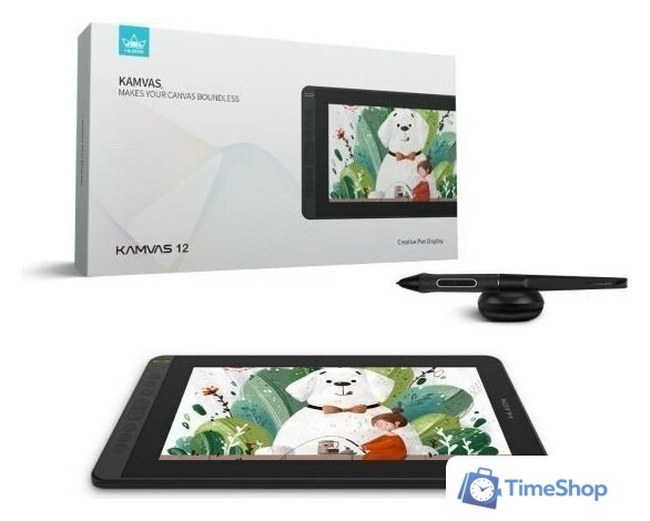 Графический монитор Huion Kamvas 12 (черный) - Изображение №10 — Интернет-магазин Time-Shop