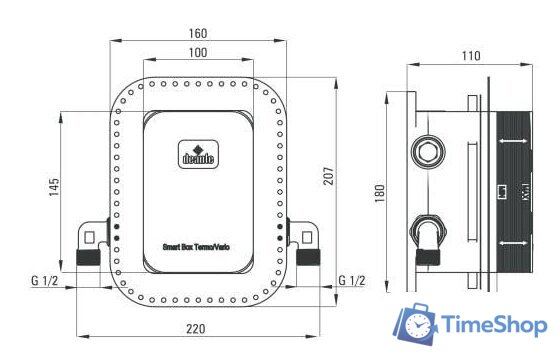 Душевая система  Deante Box BXYZ0EBT - Изображение №5 — Интернет-магазин Time-Shop