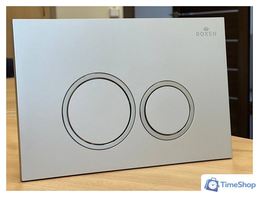 Унитаз подвесной Roxen Antares One Rimless 6 в 1 StounFix Dual Fresh 524734 (кнопка: матовая) - Изображение №8 — Интернет-магазин Time-Shop