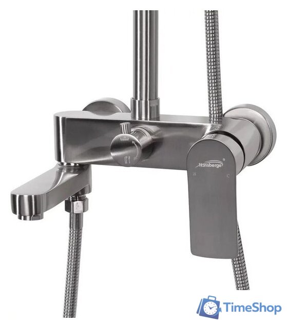 Душевая система  Hansberge H5049 (никель) - Изображение №3 — Интернет-магазин Time-Shop