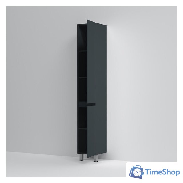  AM.PM Шкаф-пенал Gem S 30 M91CSR0306GM (правый, графит матовый) - Изображение №4 — Интернет-магазин Time-Shop