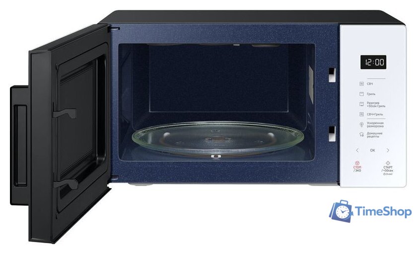 Микроволновая печь Samsung MG23T5018AW/BW - Изображение №2 — Интернет-магазин Time-Shop