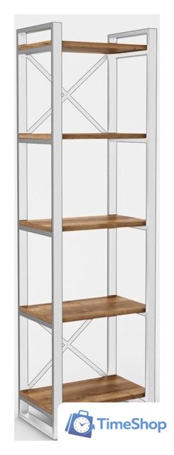 Стеллаж Hype Mebel Стандарт 50x200 (белый/дуб галифакс олово) - Изображение №1 — Интернет-магазин Time-Shop