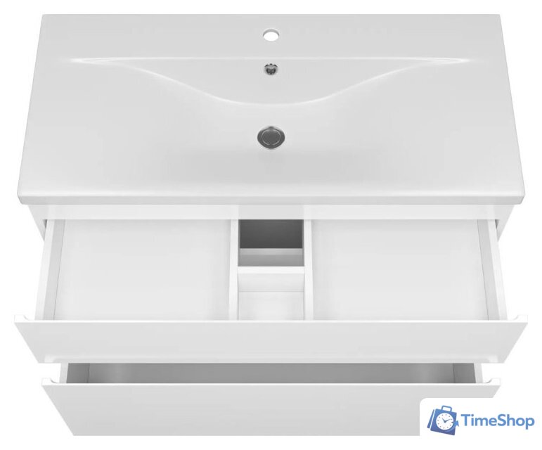  Misty Тумба под умывальник Лаки 100 П-Лак-01100-0112Я+RCW-1403100WH - Изображение №5 — Интернет-магазин Time-Shop