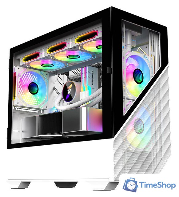 Корпус 1stPlayer DK D7 D7-WH-3F1-W - Изображение №1 — Интернет-магазин Time-Shop