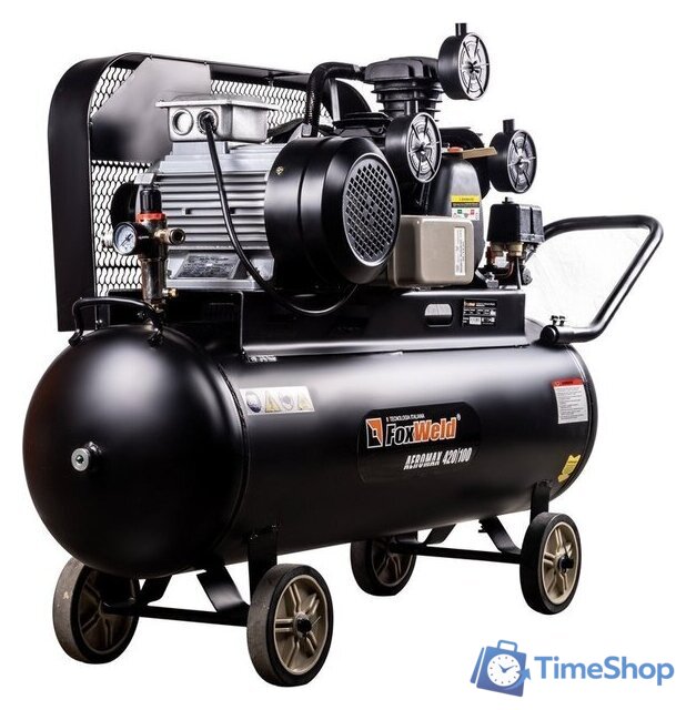 Компрессор FoxWeld Aeromax 420/100 5074 - Изображение №4 — Интернет-магазин Time-Shop