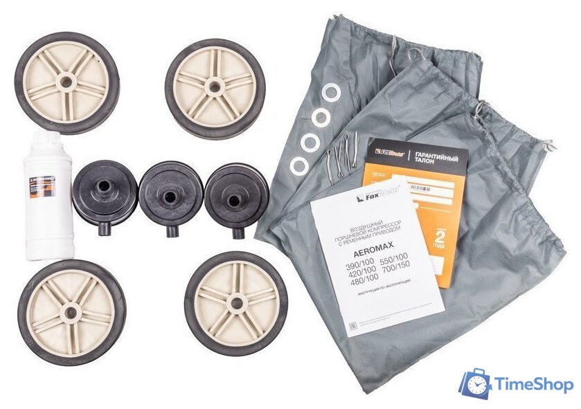 Компрессор FoxWeld Aeromax 420/100 5074 - Изображение №7 — Интернет-магазин Time-Shop