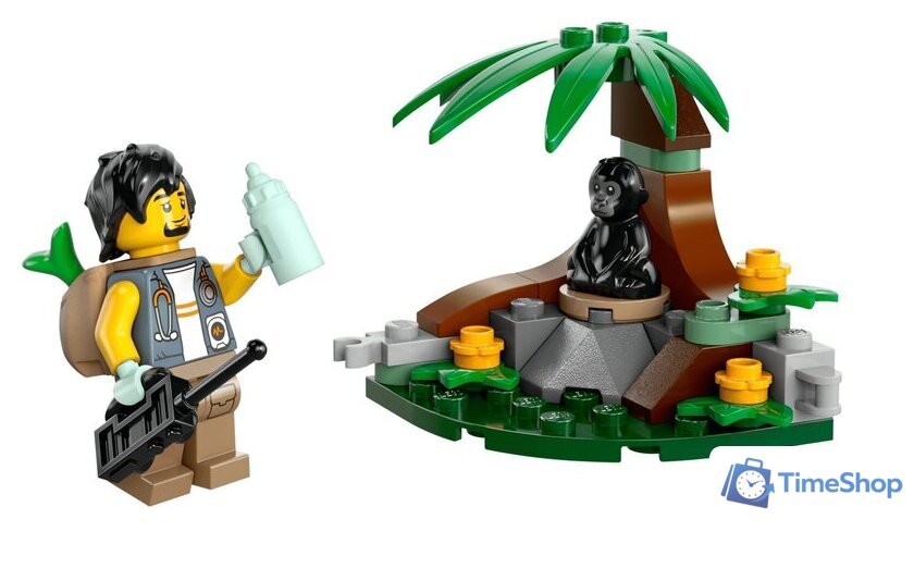 Конструктор LEGO City 30665 Встреча с детенышем гориллы - Изображение №2 — Интернет-магазин Time-Shop