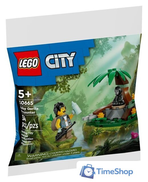 Конструктор LEGO City 30665 Встреча с детенышем гориллы - Изображение №1 — Интернет-магазин Time-Shop